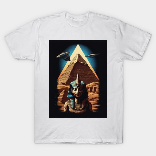 Pyramids T-Shirt by NB-Art